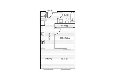 1 Bedroom Apartment 11H - 1 Bedroom - 1 Bathroom - 717 sf